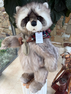 Inspector Rummage Large Charlie Bears Standing Plush Limited Edition Racoon No 465