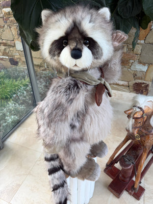 Inspector Rummage Large Charlie Bears Standing Plush Limited Edition Racoon No 465