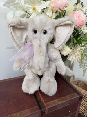 Kindred Charlie Bears Small Plush Collection Grey Elephant