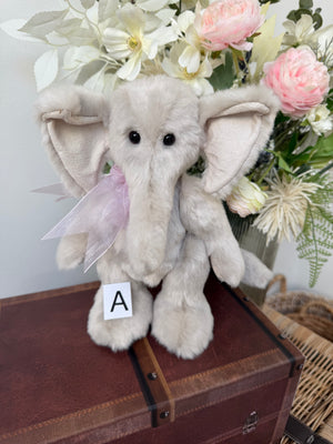 Kindred Charlie Bears Small Plush Collection Grey Elephant