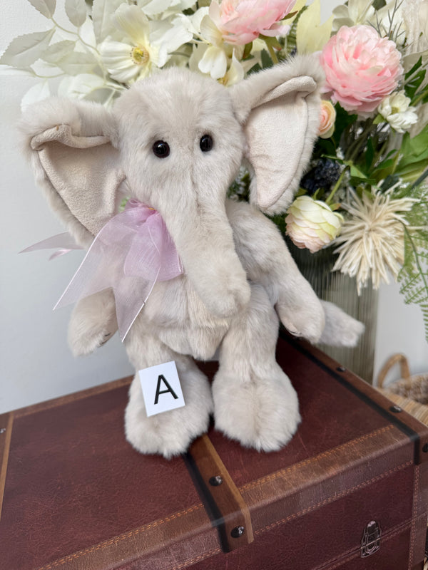 Kindred Charlie Bears Small Plush Collection Grey Elephant