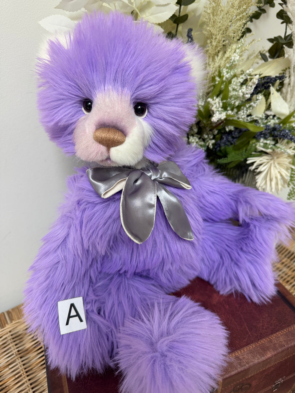 Marianne Charlie Bears Purple Plush Collection Teddy Bear