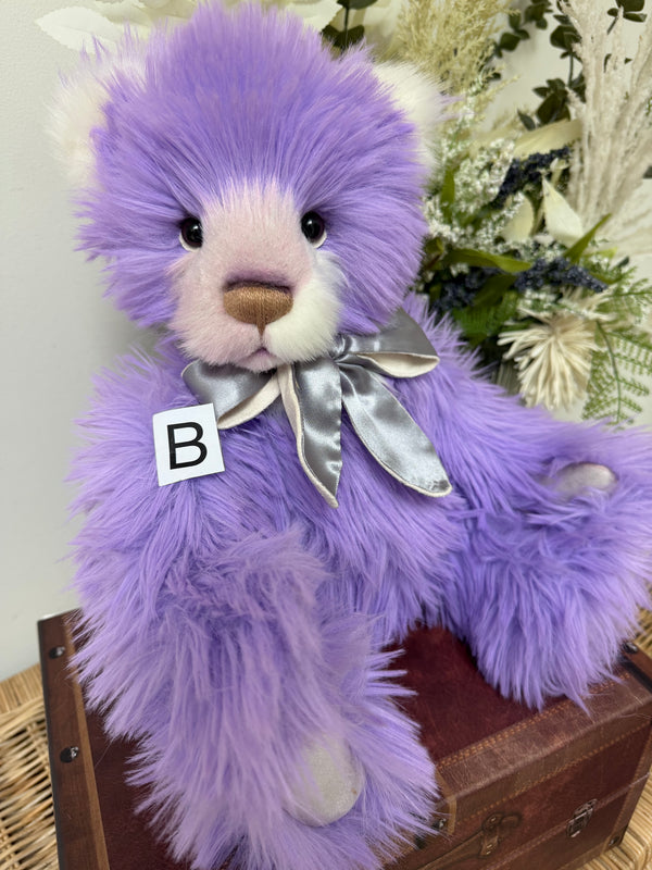 Marianne Charlie Bears Purple Plush Collection Teddy Bear