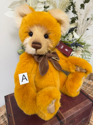 Mrs Jones Charlie Bears Golden Plush Collection Teddy Bear