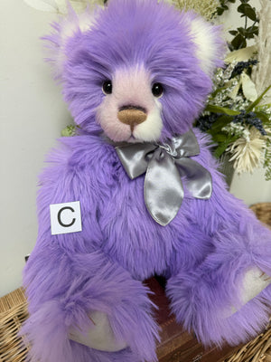 Marianne Charlie Bears Purple Plush Collection Teddy Bear