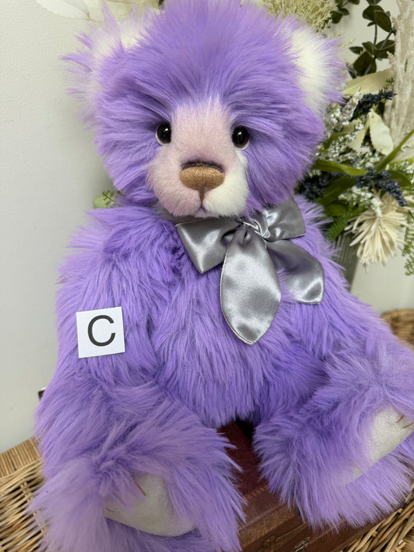 Marianne Charlie Bears Purple Plush Collection Teddy Bear