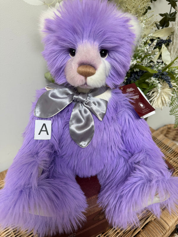 Marianne Charlie Bears Purple Plush Collection Teddy Bear