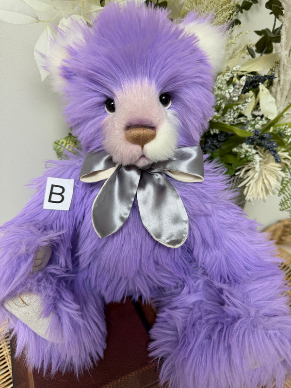 Marianne Charlie Bears Purple Plush Collection Teddy Bear