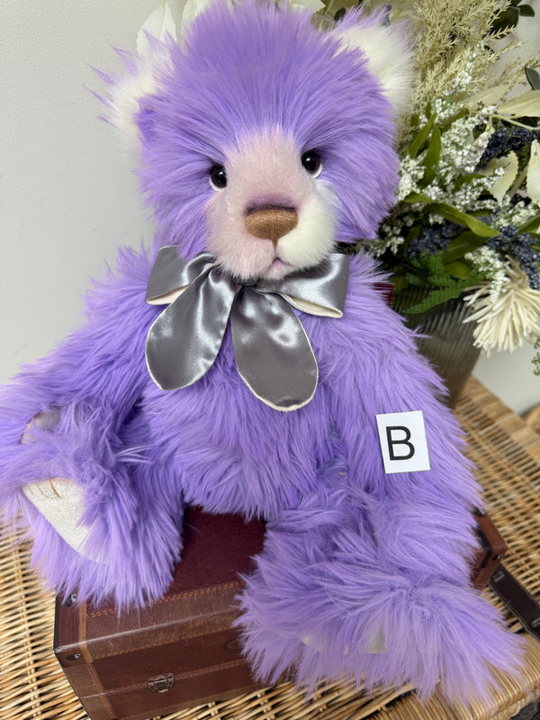 Marianne Charlie Bears Purple Plush Collection Teddy Bear