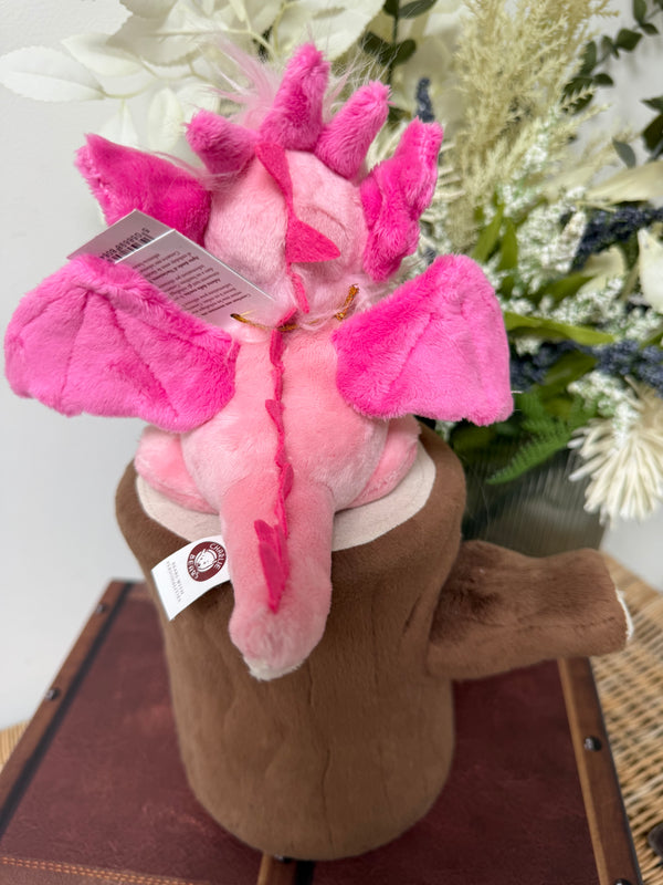 Festoon Pink Cuddle Cub Dragon by Charlie Bears Plush Soft Toy