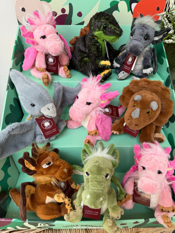 Triceratops Cuddle Cub Dinosaur by Charlie Bears Plush Soft Toy