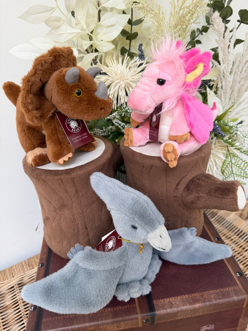 Pterodactyl Cuddle Cub Dinosaur by Charlie Bears Plush Soft Toy