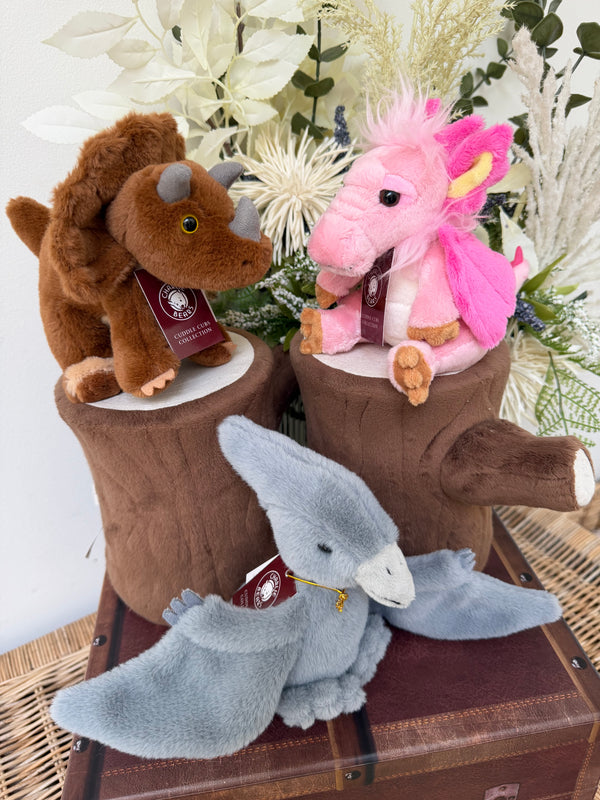 Pterodactyl Cuddle Cub Dinosaur by Charlie Bears Plush Soft Toy