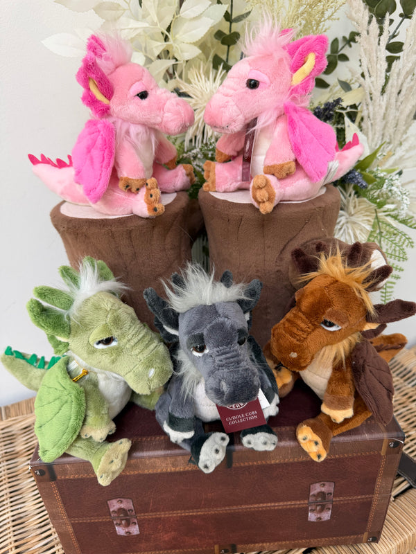 Soot Plush Miniature Dragon Cuddle Cubs by Charlie Bears