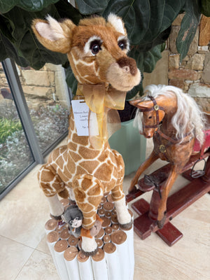 Mimosa & Africa Large Standing Plush Giraffe & Monkey No 521