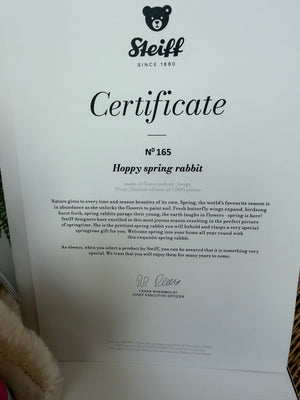 Hoppie Steiff Limited Edition Spring Rabbit No 165