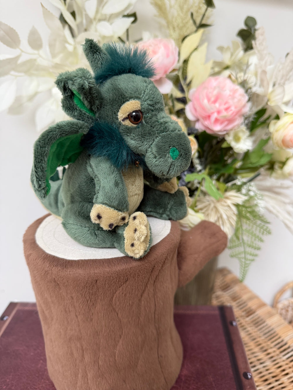 Grumbleweed Cuddle Cub Green Dragon by Charlie Bears Plush Soft Toy