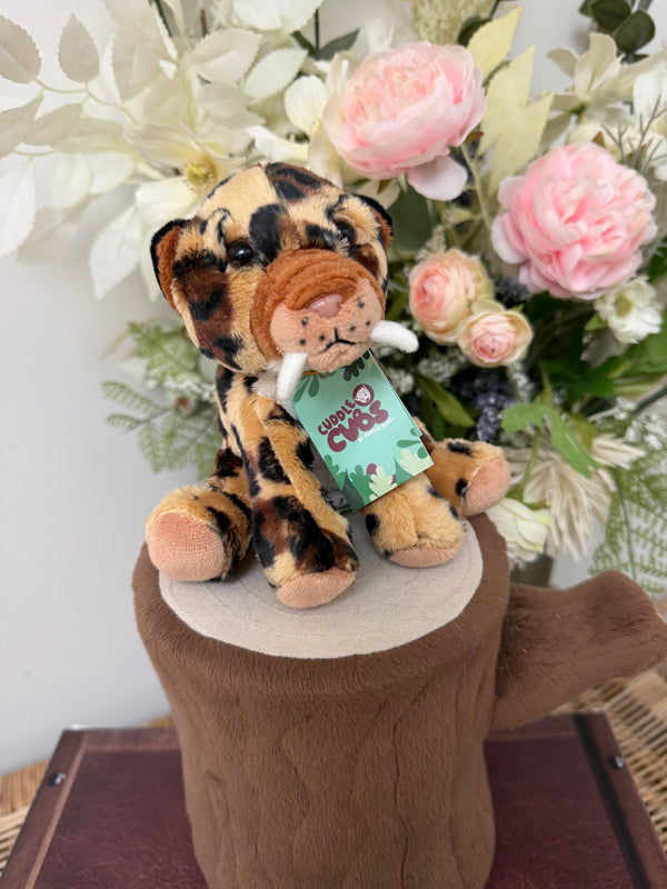 Sabre Tooth Tiger Cuddle Cubs by Charlie Bears Plush Soft Toy