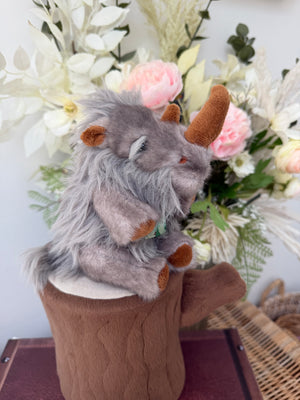 Woolly Rhino Cuddle Cub by Charlie Bears Plush Soft Toy