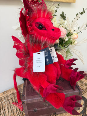 Dewi Signature Collection Charlie Bears Julian Macdonald Limited Edition Red Dragon No 817
