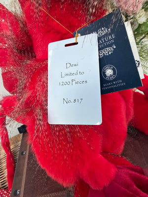 Dewi Signature Collection Charlie Bears Julian Macdonald Limited Edition Red Dragon No 817