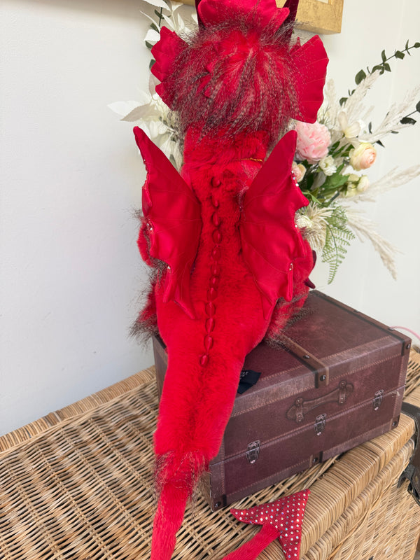 Dewi Signature Collection Charlie Bears Julian Macdonald Limited Edition Red Dragon No 817