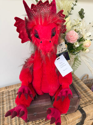 Dewi Signature Collection Charlie Bears Julian Macdonald Limited Edition Red Dragon No 817
