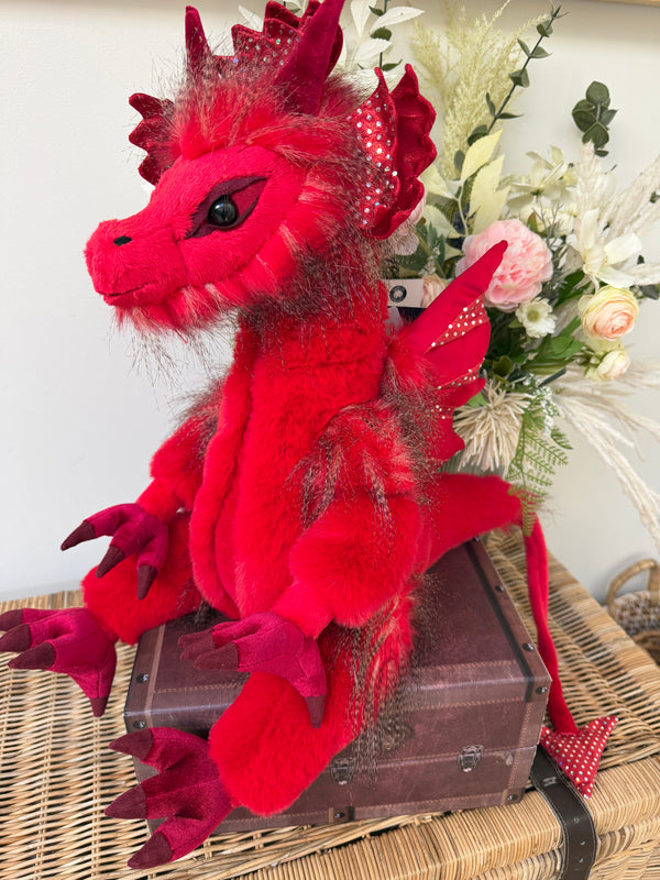 Dewi Signature Collection Charlie Bears Julian Macdonald Limited Edition Red Dragon No 817