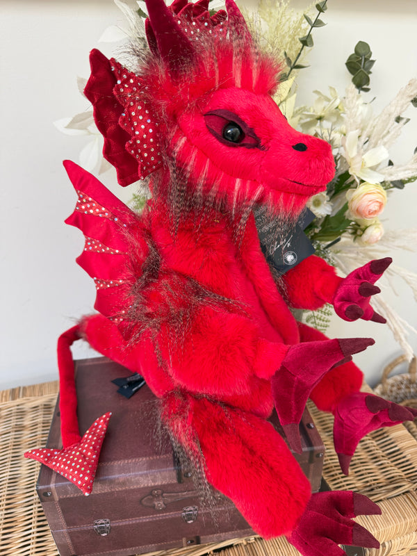 Dewi Signature Collection Charlie Bears Julian Macdonald Limited Edition Red Dragon No 817