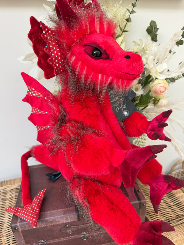 Dewi Signature Collection Charlie Bears Julian Macdonald Limited Edition Red Dragon No 817