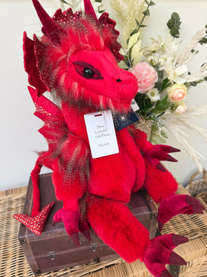 Dewi Signature Collection Charlie Bears Julian Macdonald Limited Edition Red Dragon No 818