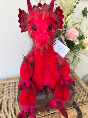 Dewi Signature Collection Charlie Bears Julian Macdonald Limited Edition Red Dragon No 818