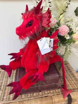 Dewi Signature Collection Charlie Bears Julian Macdonald Limited Edition Red Dragon No 818