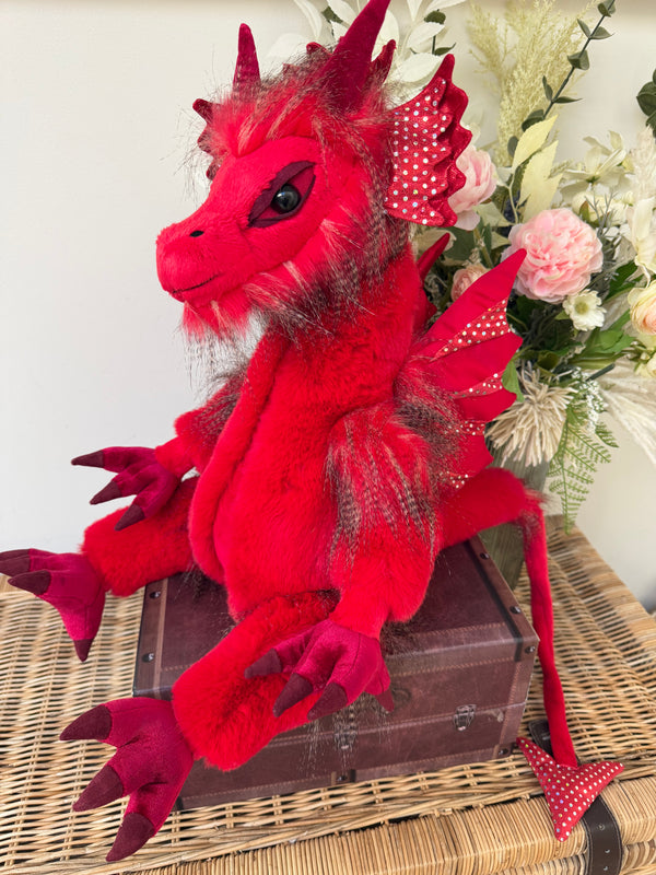 Dewi Signature Collection Charlie Bears Julian Macdonald Limited Edition Red Dragon No 818