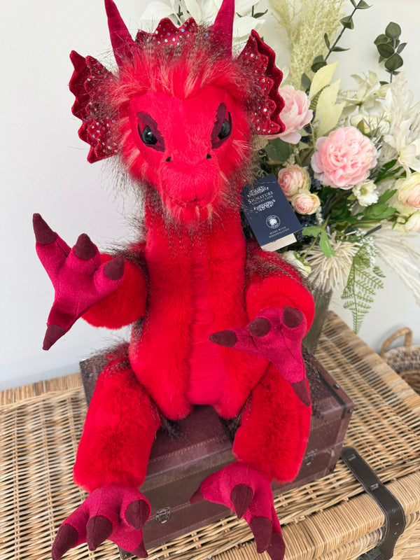 Dewi Signature Collection Charlie Bears Julian Macdonald Limited Edition Red Dragon No 818