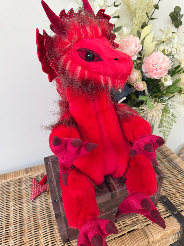 Dewi Signature Collection Charlie Bears Julian Macdonald Limited Edition Red Dragon No 818