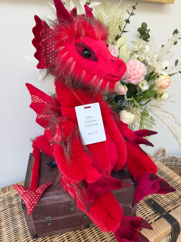 Dewi Signature Collection Charlie Bears Julian Macdonald Limited Edition Red Dragon No 819