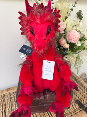 Dewi Signature Collection Charlie Bears Julian Macdonald Limited Edition Red Dragon No 819