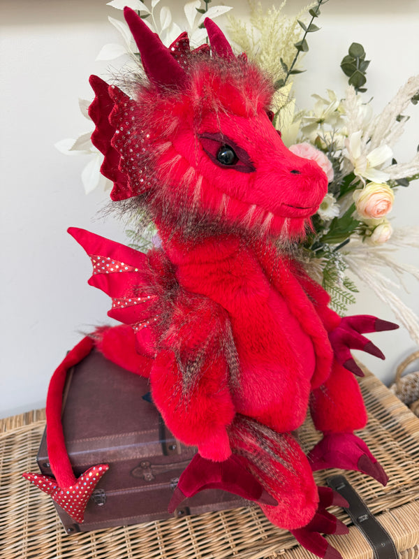 Dewi Signature Collection Charlie Bears Julian Macdonald Limited Edition Red Dragon No 819
