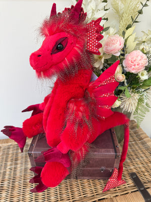 Dewi Signature Collection Charlie Bears Julian Macdonald Limited Edition Red Dragon No 819