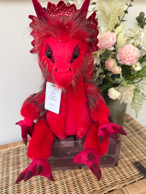 Dewi Signature Collection Charlie Bears Julian Macdonald Limited Edition Red Dragon No 820