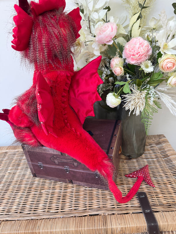 Dewi Signature Collection Charlie Bears Julian Macdonald Limited Edition Red Dragon No 820