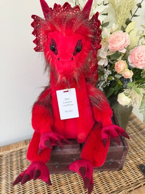 Dewi Signature Collection Charlie Bears Julian Macdonald Limited Edition Red Dragon No 820