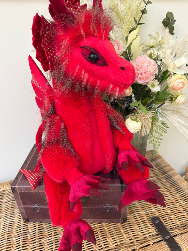 Dewi Signature Collection Charlie Bears Julian Macdonald Limited Edition Red Dragon No 820