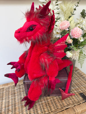 Dewi Signature Collection Charlie Bears Julian Macdonald Limited Edition Red Dragon No 820
