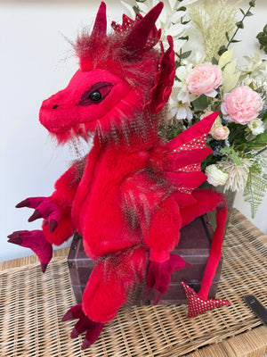 Dewi Signature Collection Charlie Bears Julian Macdonald Limited Edition Red Dragon No 820
