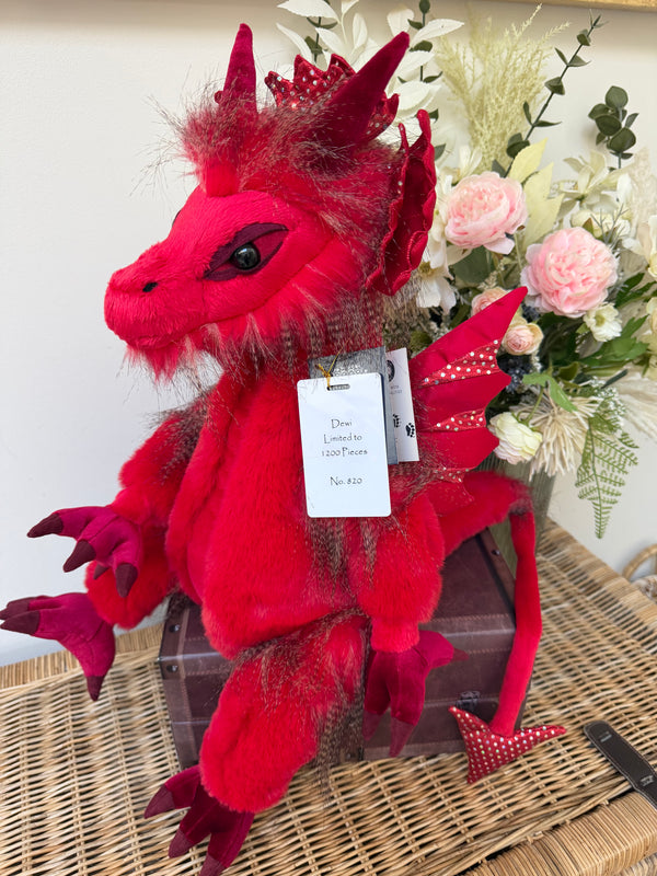 Dewi Signature Collection Charlie Bears Julian Macdonald Limited Edition Red Dragon No 820