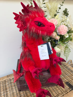 Dewi Signature Collection Charlie Bears Julian Macdonald Limited Edition Red Dragon No 815