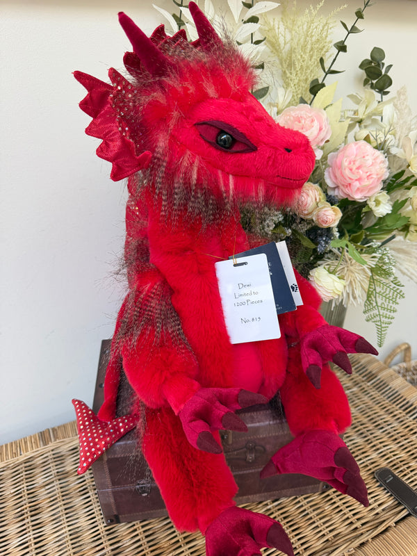 Dewi Signature Collection Charlie Bears Julian Macdonald Limited Edition Red Dragon No 815