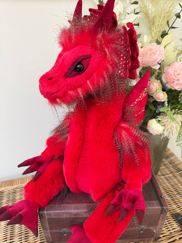 Dewi Signature Collection Charlie Bears Julian Macdonald Limited Edition Red Dragon No 815
